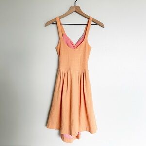 Anthropologie Postmark Peek A Boo Dress Open Back Criss Cross Cut Out Dress